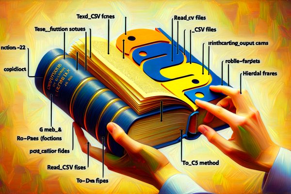 Enthüllung der Geheimnisse der Datenmanipulation: Beherrschung der Pandas IO-Tools für Text-, CSV- und HDF5-Dateien