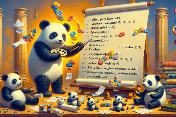 Meisterung von Pandas: Navigation durch die komplexe Welt der doppelten Labels mit dem ultimativen Benutzerhandbuch!